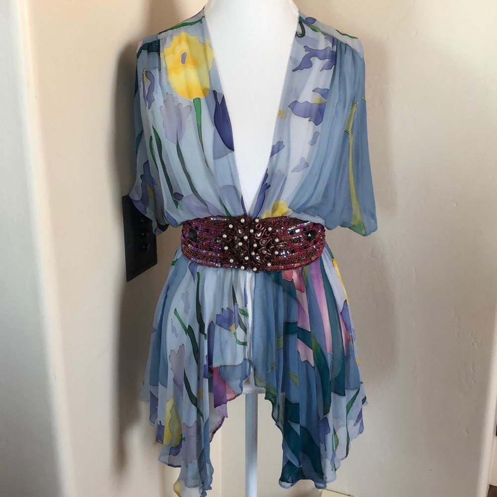 Gorgeous Silk Overlay Blouse